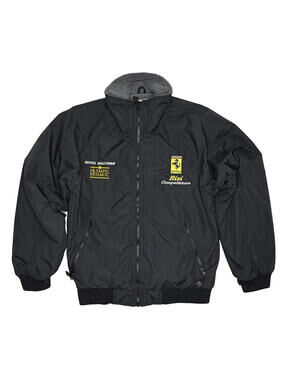 Ferrari Small Black Fleece Lined Embroidered BRANDED Full Zip Jacket P93